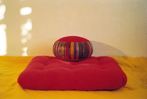 Coussins d'éveil zafu et zabuton